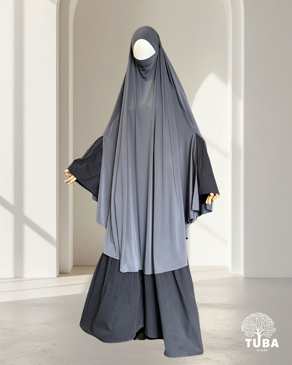 FIRDAUS XL Premium Jersey Khimar