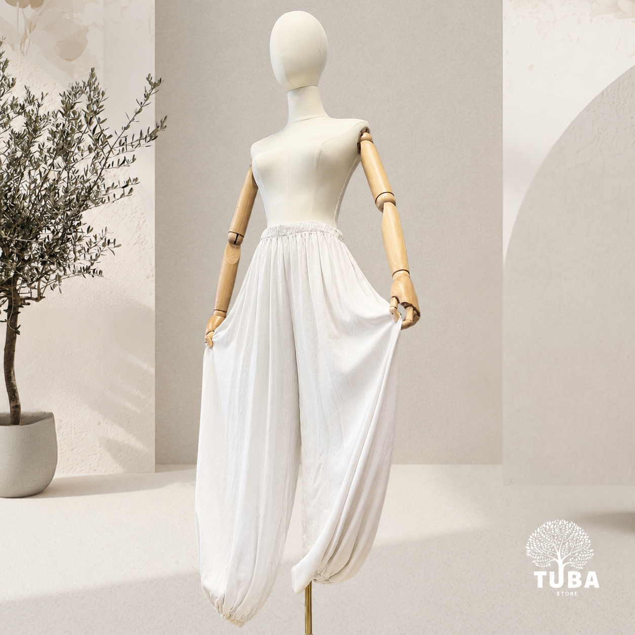 Sunnah Haremshose für Damen - 100% Lyocell