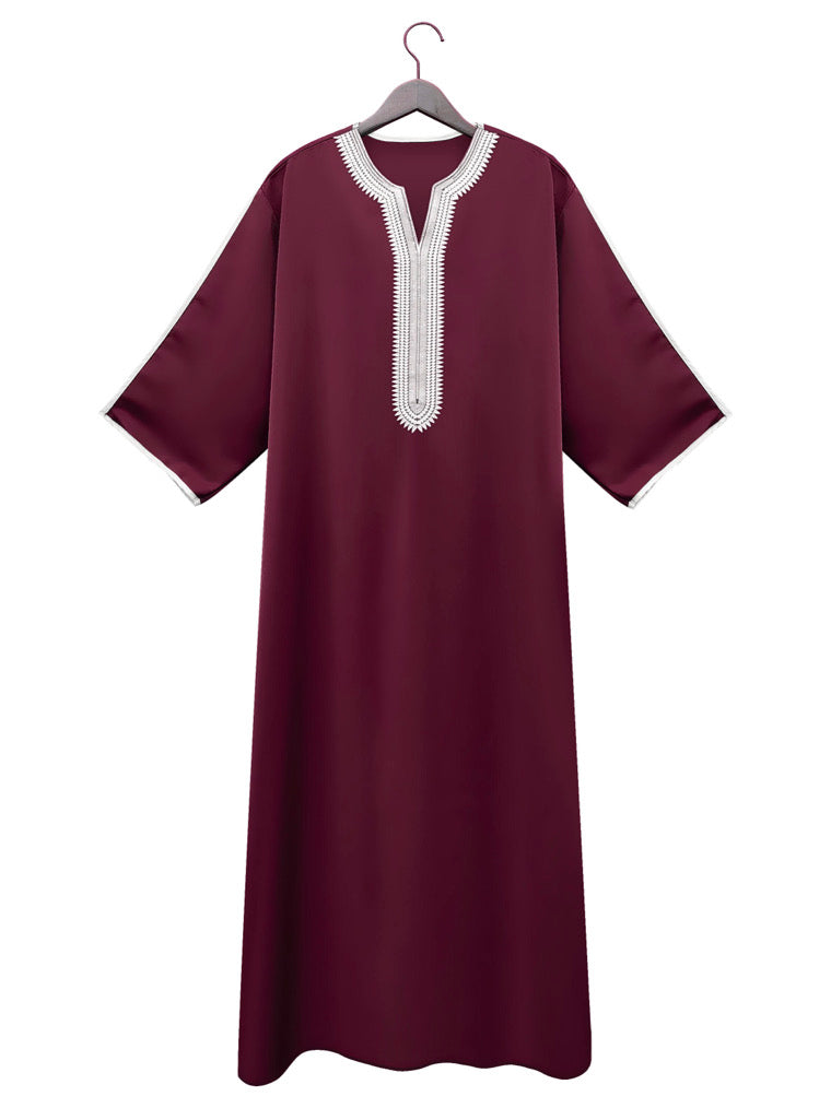 Jalabiya feiner Stoff - Rot