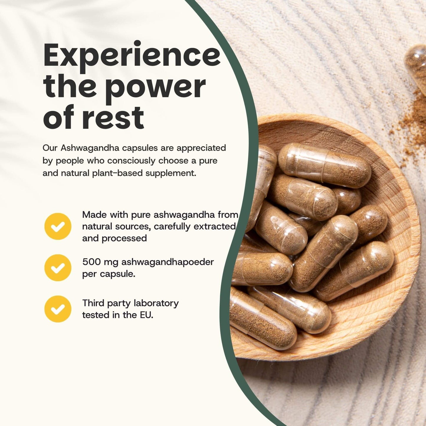 Ashwagandha Kapseln 500 mg Bio - 60 Kapseln