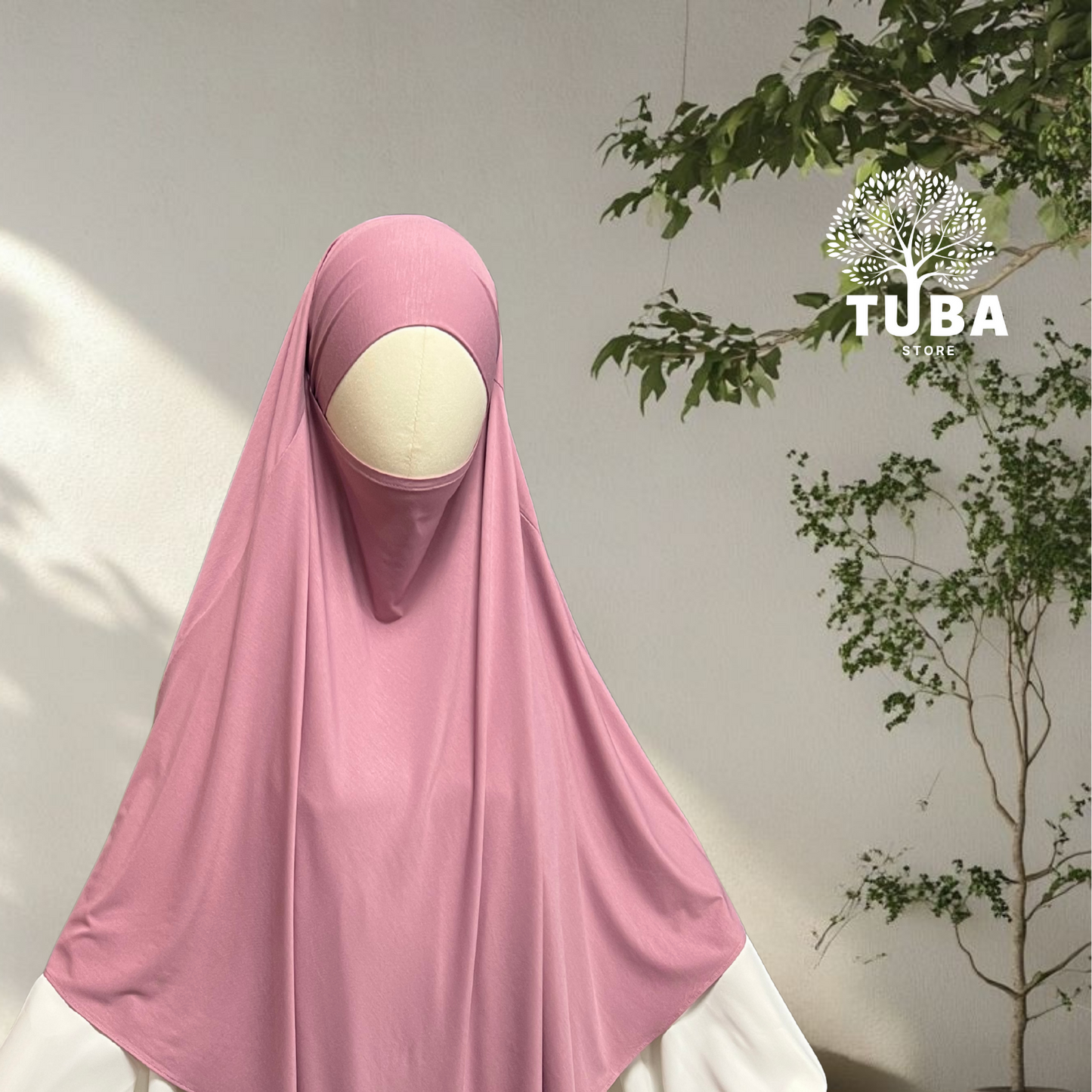 Bamboo Jersey Khimar Maxi - 93% Bambus