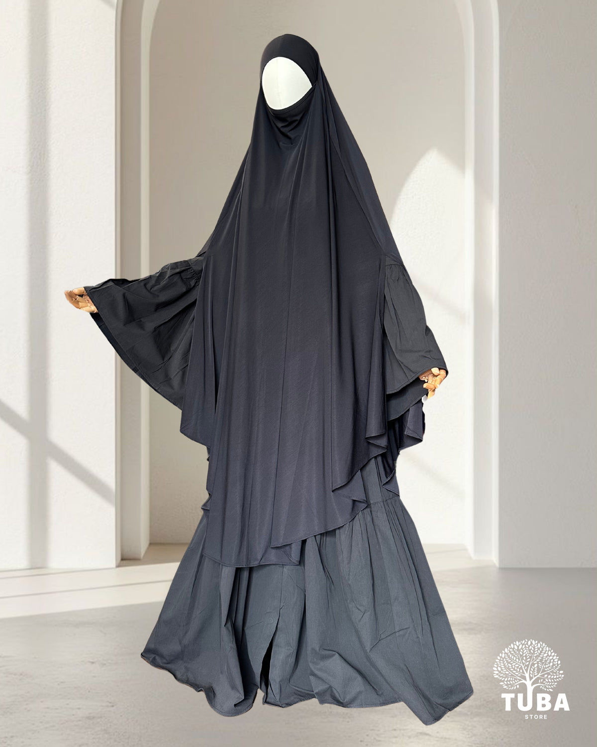 FIRDAUS XL Premium Jersey Khimar