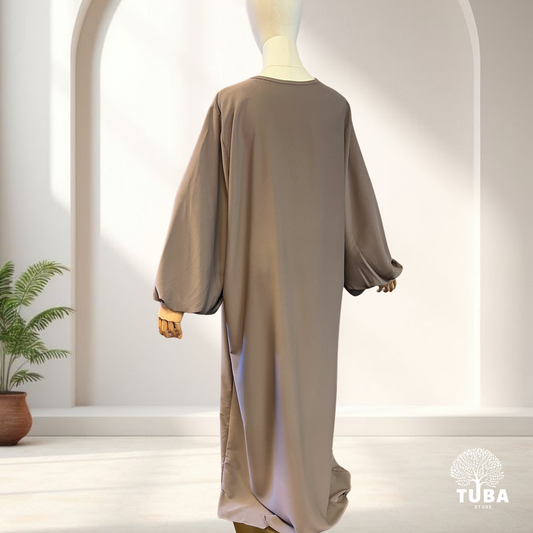 Abaya mit Puffärmel/Ballonärmel - Medina