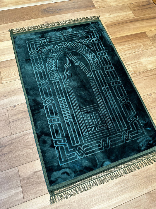 Gebetsteppich Smaragdgrün