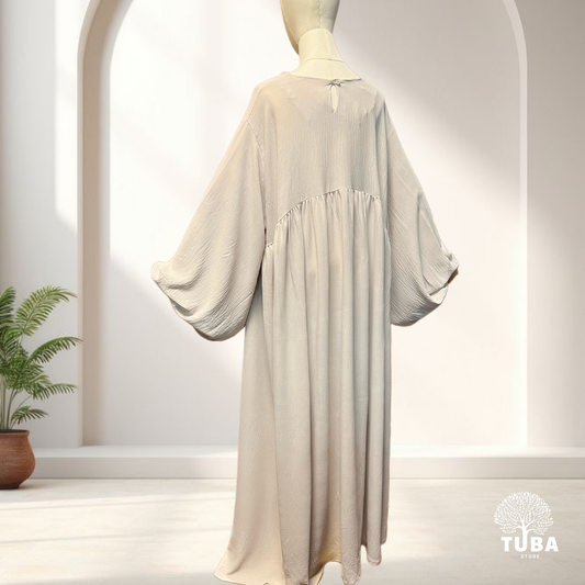 Abaya hochwertig mit Puffärmel/Ballonärmel - Jazz