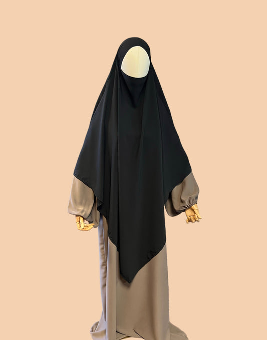 Einlagiger Khimar XL - in Wollpeach
