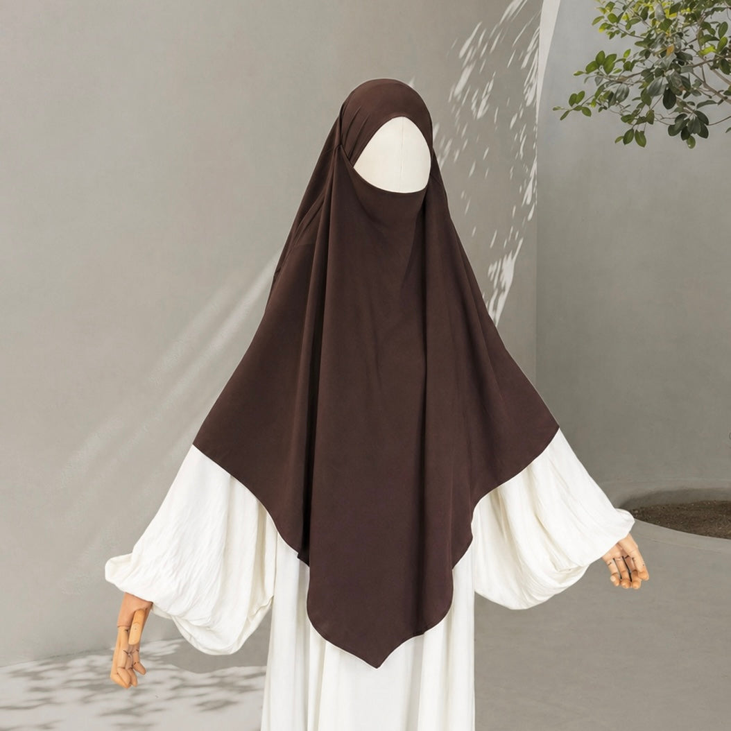 Premium Jazz Khimar Midi