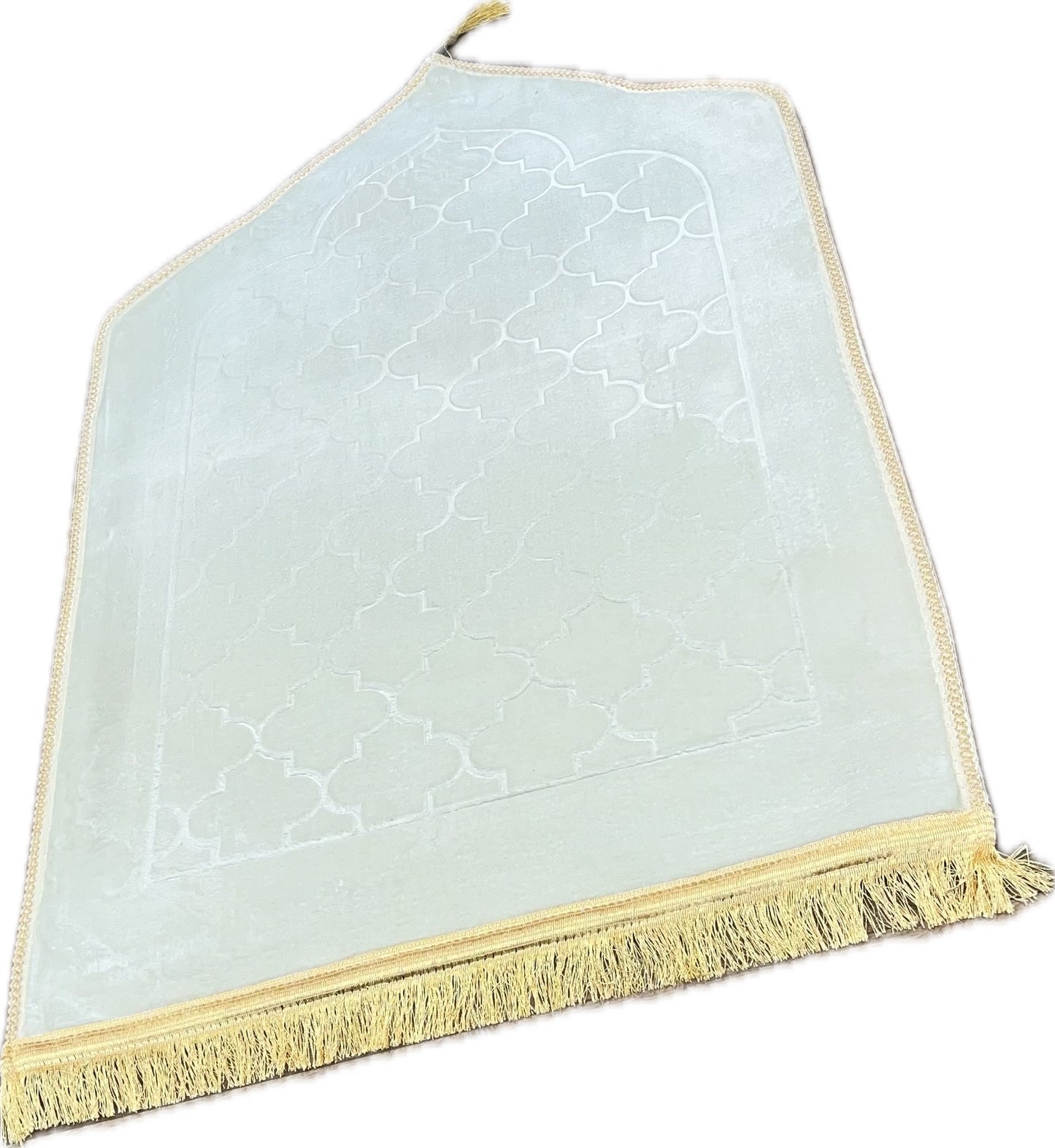 Gebetsteppich, mit Spitze