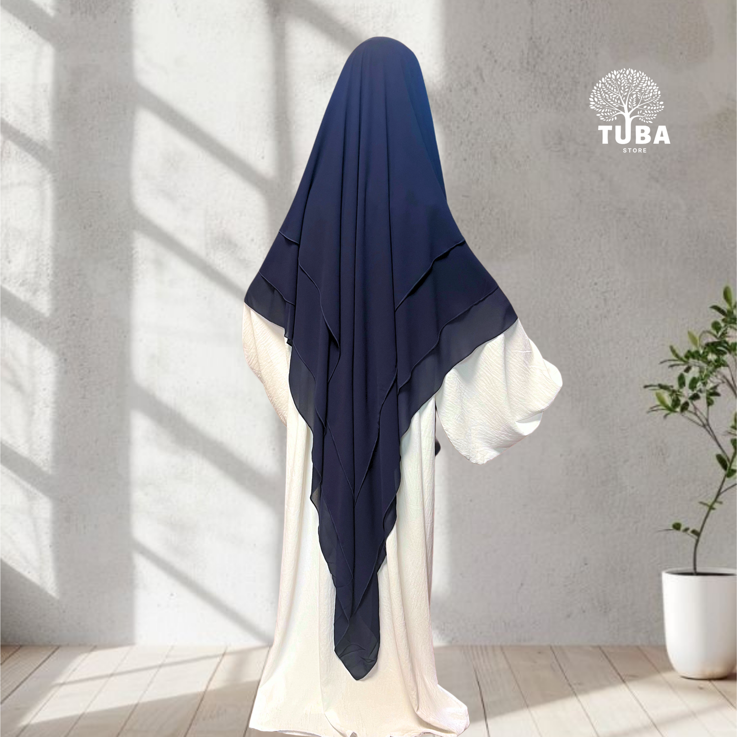 Premium Chiffon Khimar Maxi - dreilagig