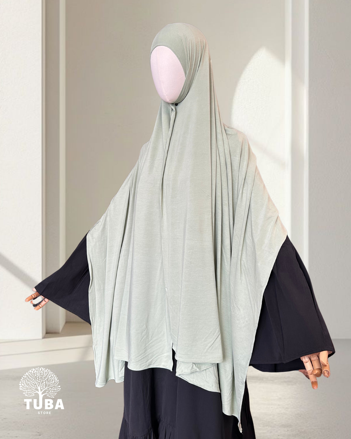 Bamboo Jersey Hijab - 93% Bambus