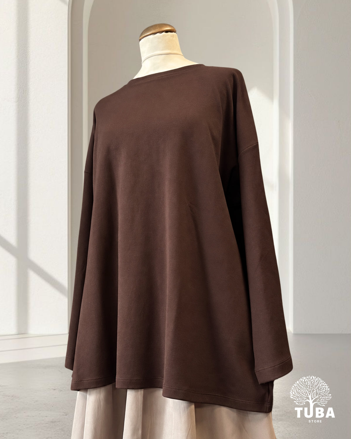 NAHLA Premium Jersey Cotton Oversize Longsleeve