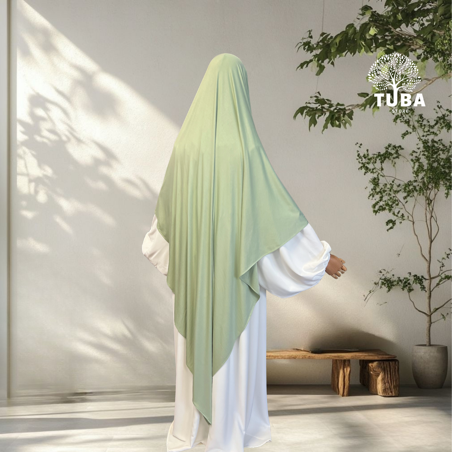 Bamboo Jersey Khimar Maxi