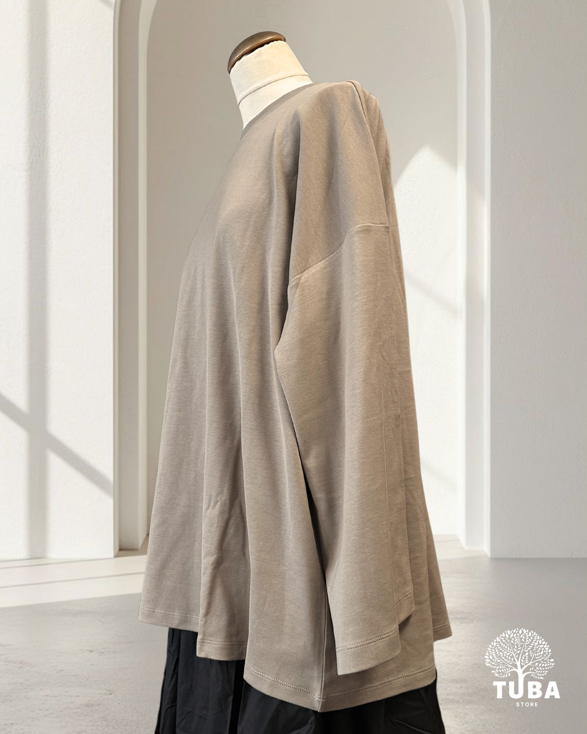 NAHLA Premium Jersey Cotton Oversize Longsleeve