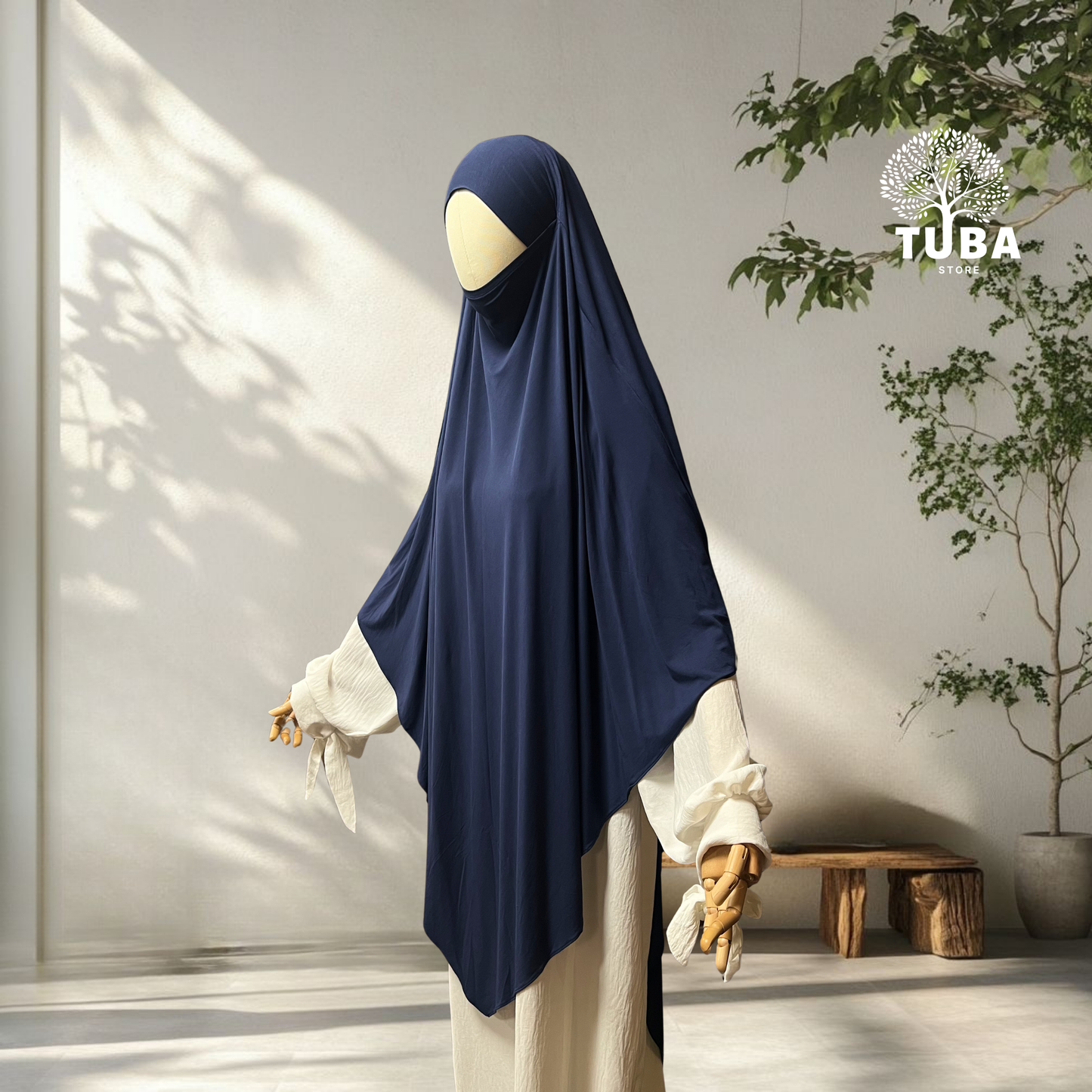 Bamboo Jersey Khimar Maxi