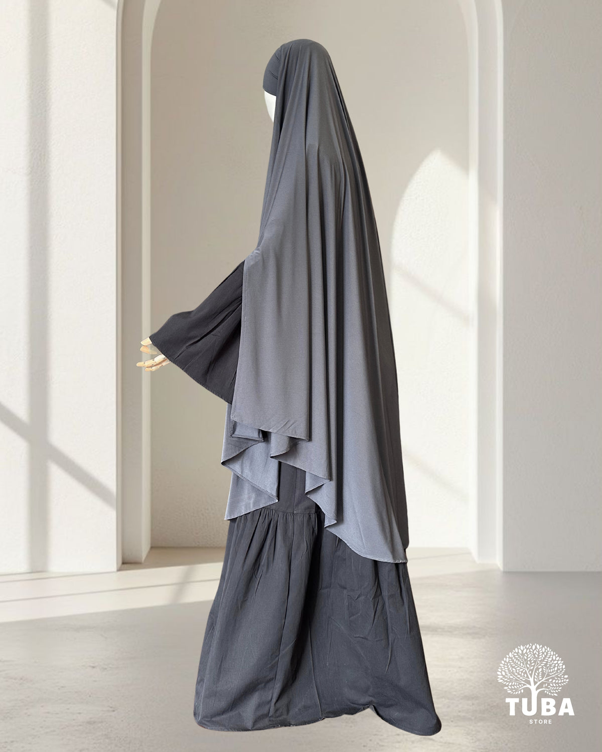 FIRDAUS XL Premium Jersey Khimar