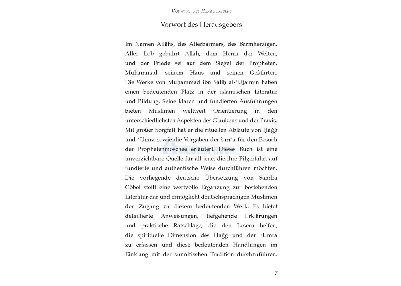 Die rituellen Abläufe von Hagg und Umra