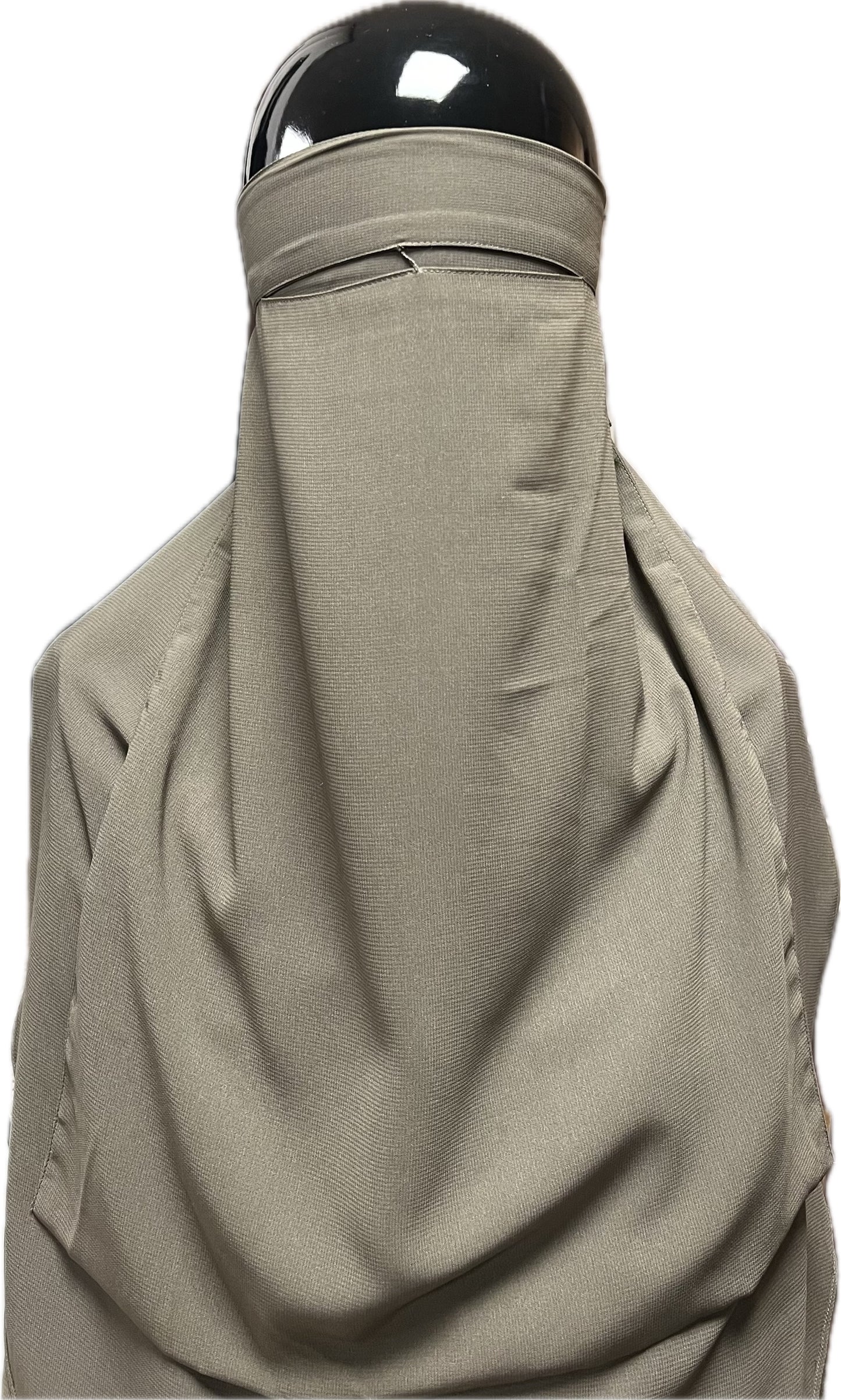 Niqab 3 Lagig zum binden