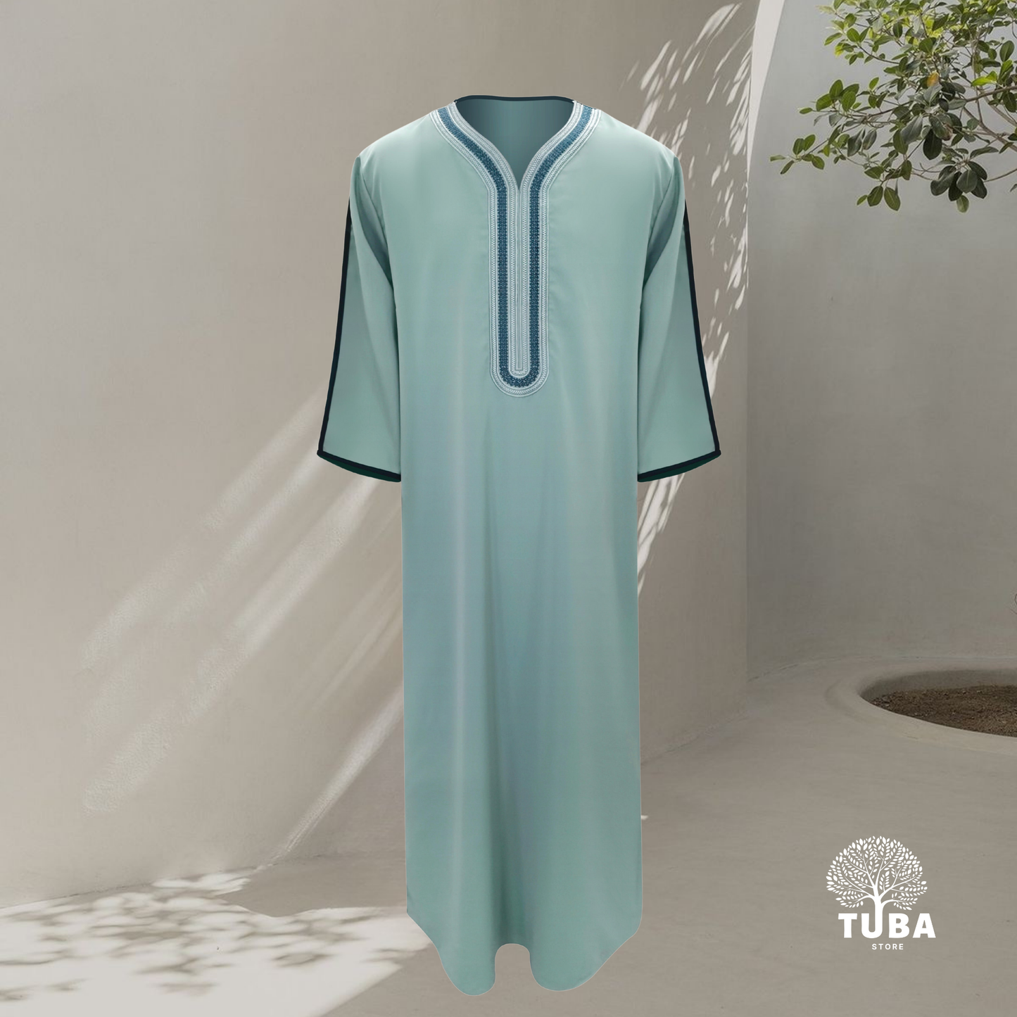 Jalabiya/Djellaba/Thobe - Traditionelles Arabisches Kleid | Mint