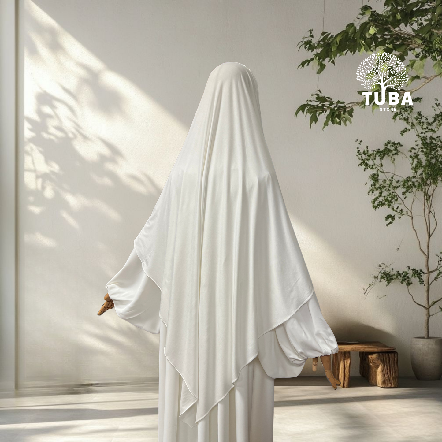 Bamboo Jersey Khimar Midi