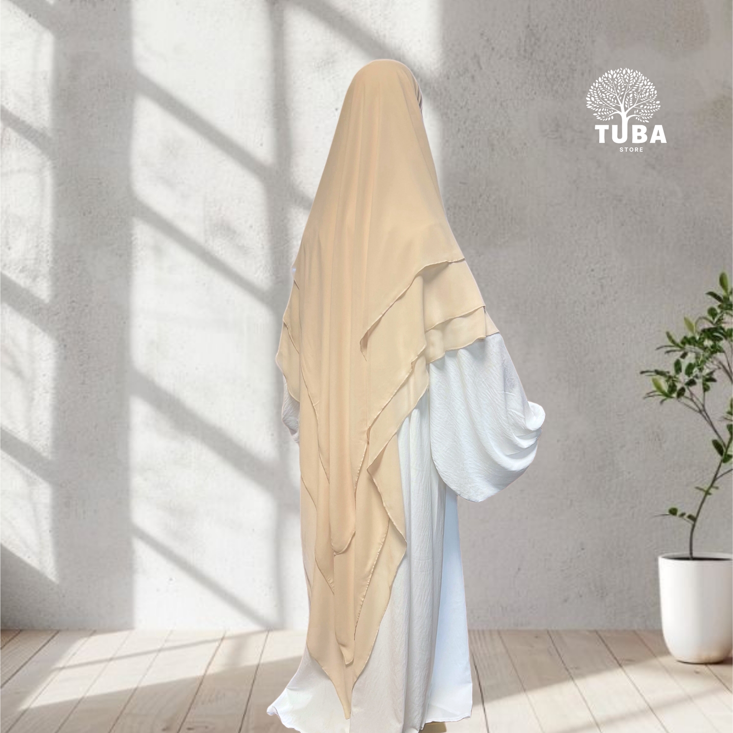 Premium Chiffon Khimar Maxi - dreilagig