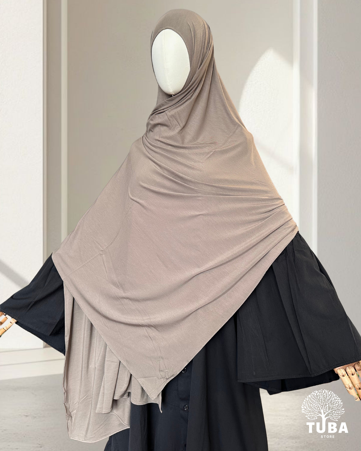 Bamboo Jersey Hijab - 93% Bambus