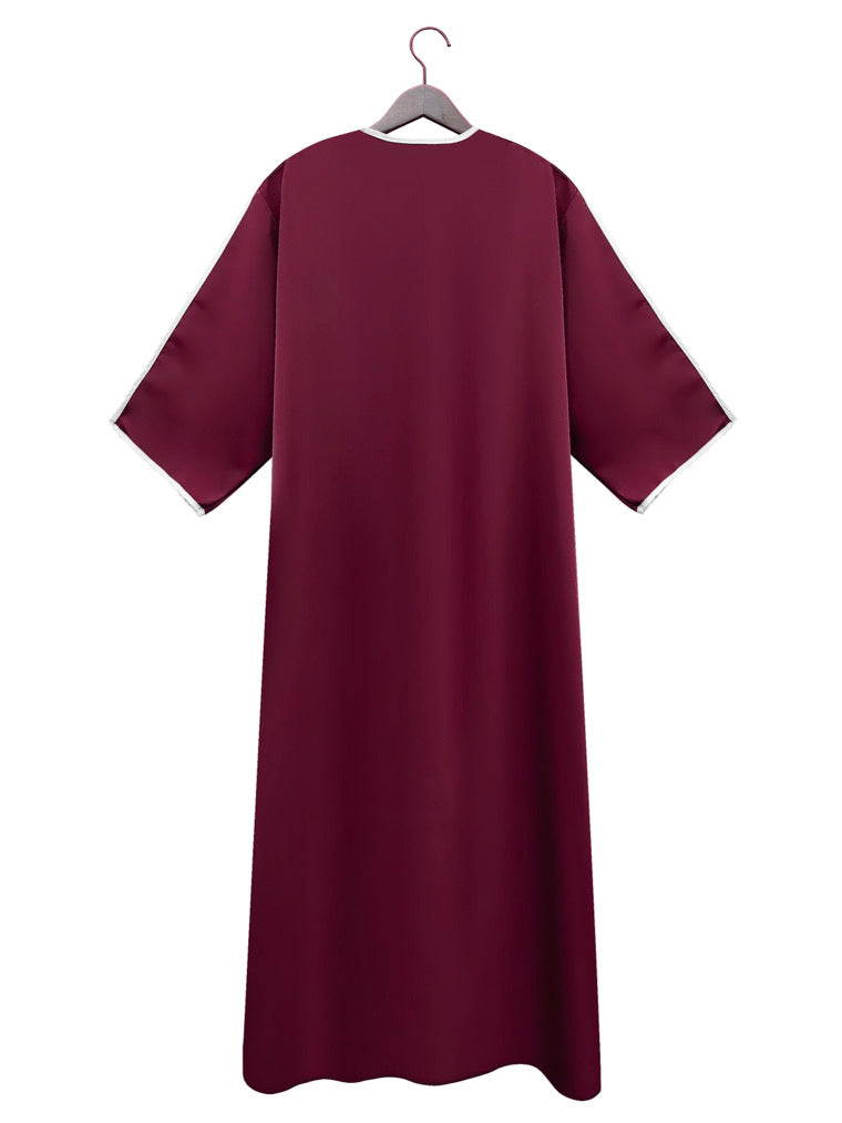 Jalabiya feiner Stoff - Rot