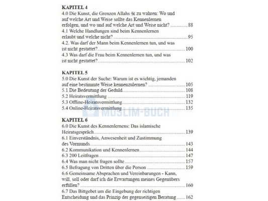 Heiratskennenlernen im Islam