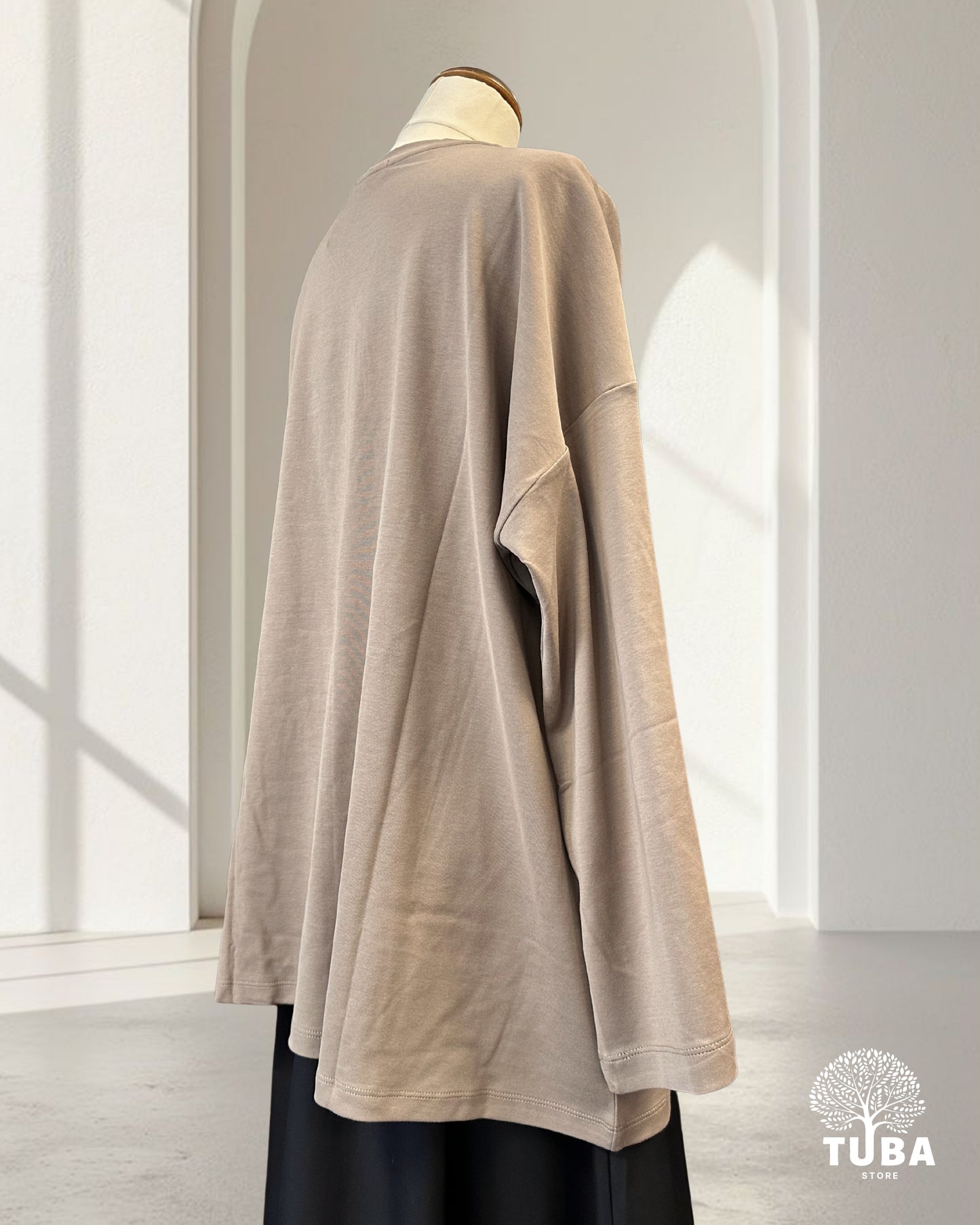 NAHLA Premium Jersey Cotton Oversize Longsleeve
