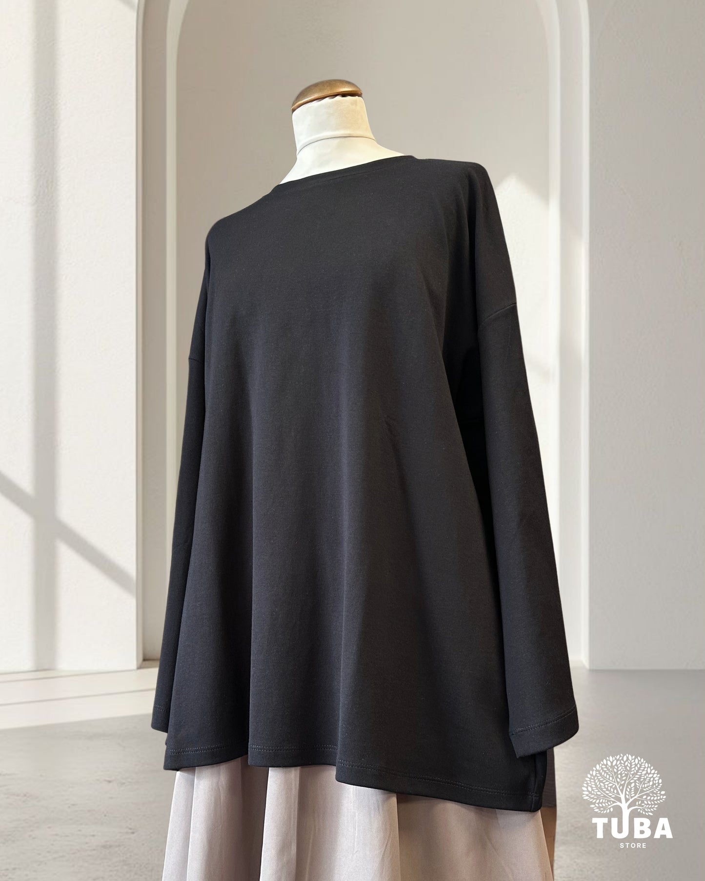 NAHLA Premium Jersey Cotton Oversize Longsleeve