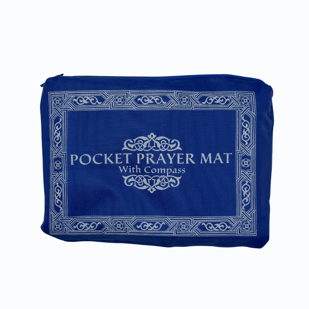 Tragbarer Gebetsteppich im Taschenformat