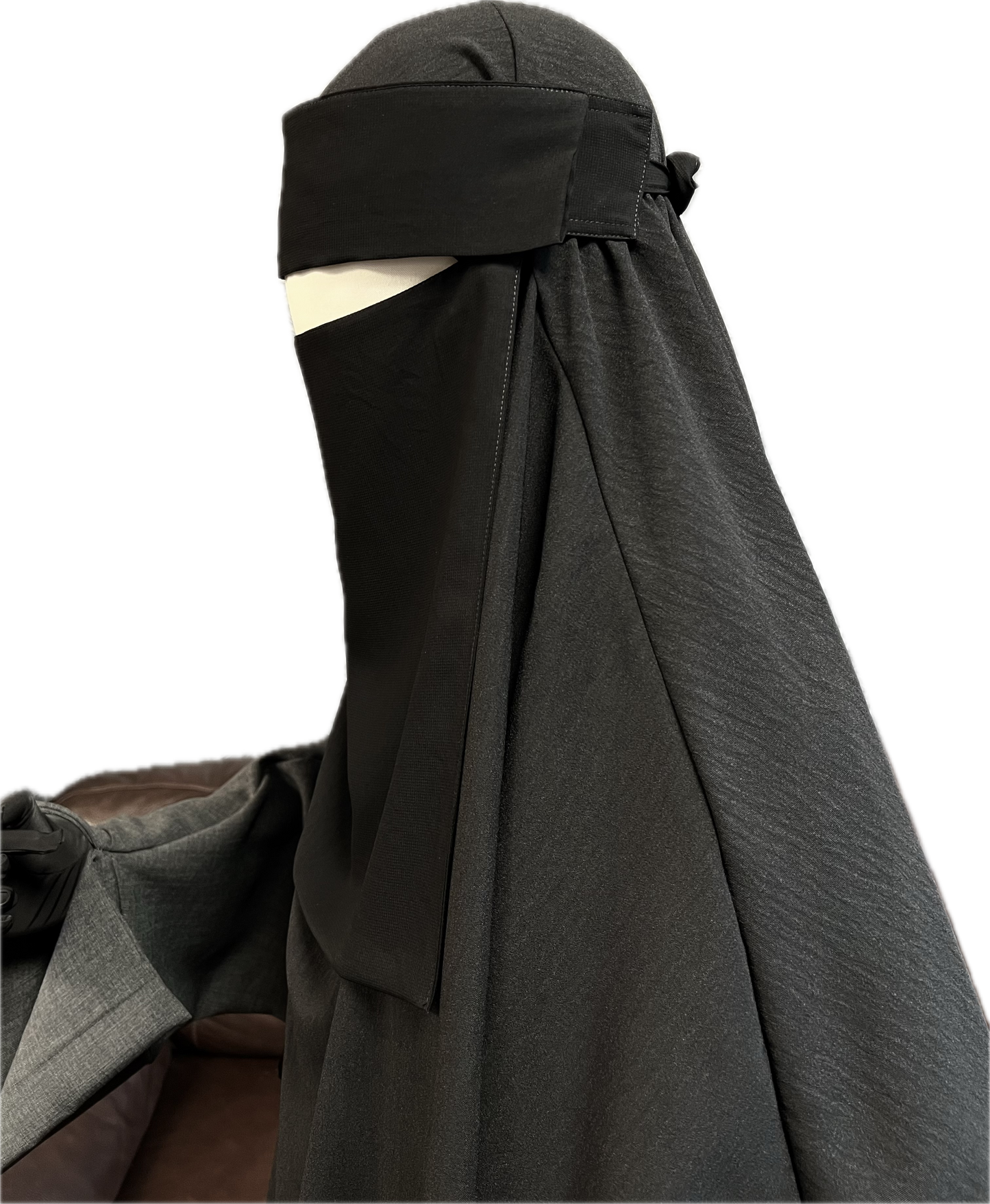 Saudi Pull-down Niqab - mit Klappe