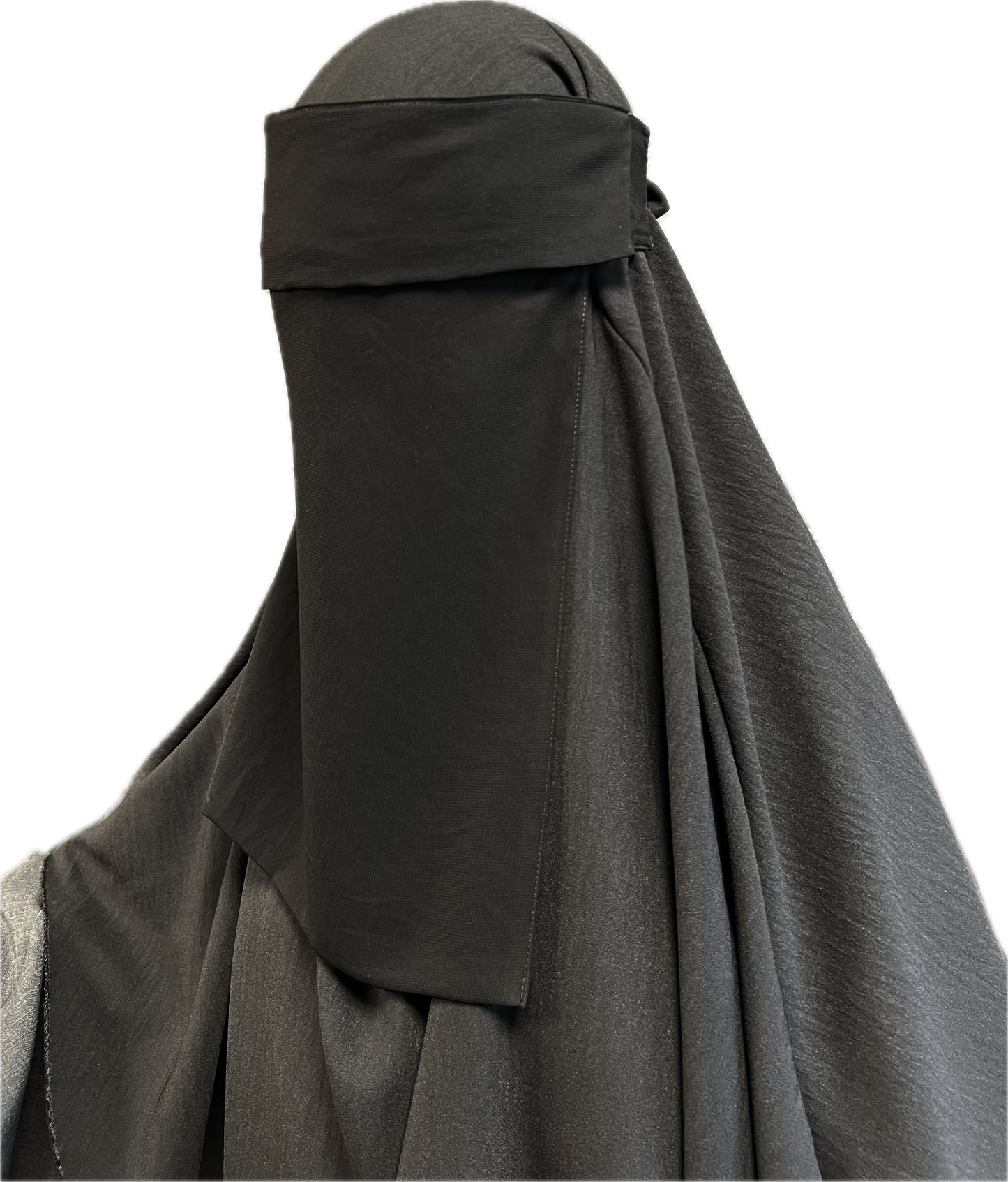 Saudi Pull-down Niqab - mit Klappe