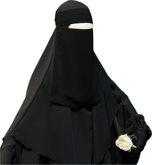 Niqab zum binden- leichtes Material