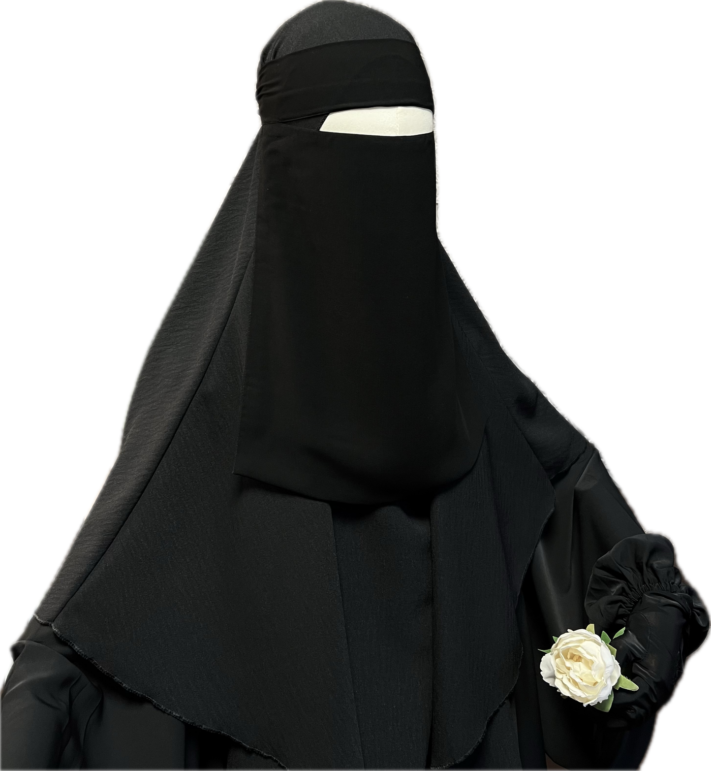 Niqab zum binden - leichtes Material