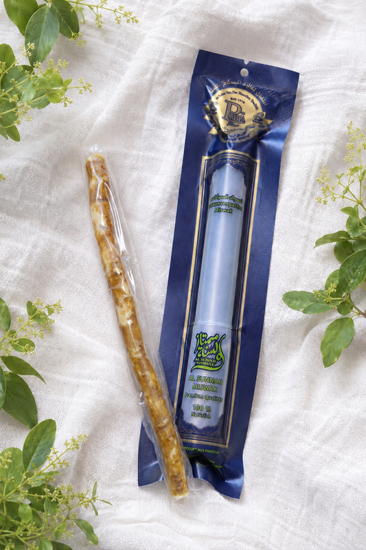 Al Sunnah Miswak/Siwak mit Schutzhülle - 100% Natürlich