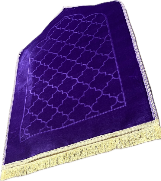 Gebetsteppich Lila - mit Spitze