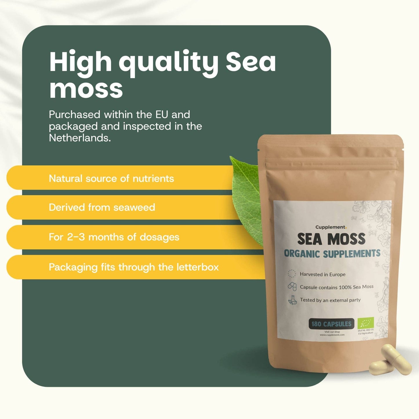 See-Moos-Kapseln 500 mg Bio - 60 Kapseln