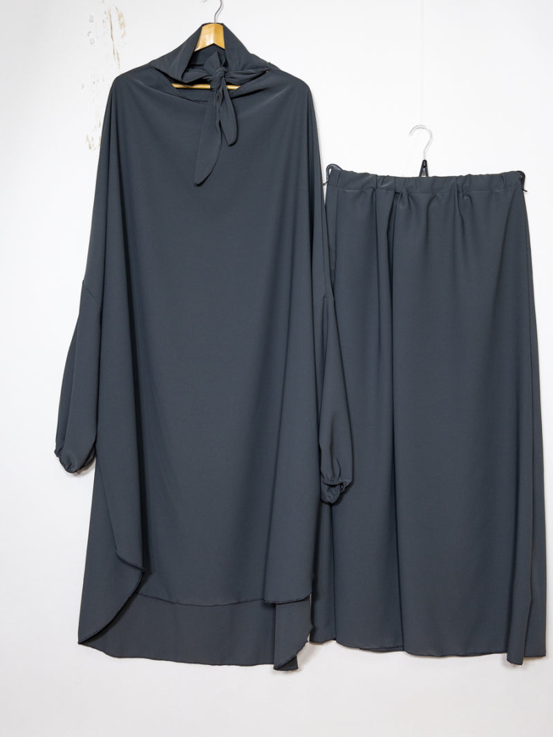 Jilbab Set - Medina-Seide