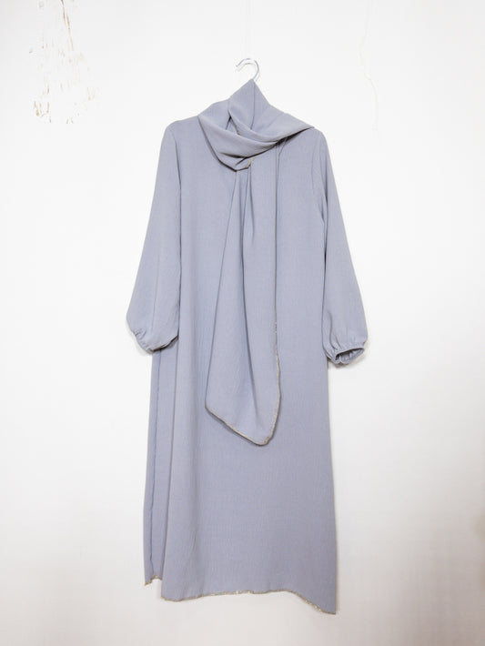 Abaya-Kleid mit Schal für Kinder - einteilig