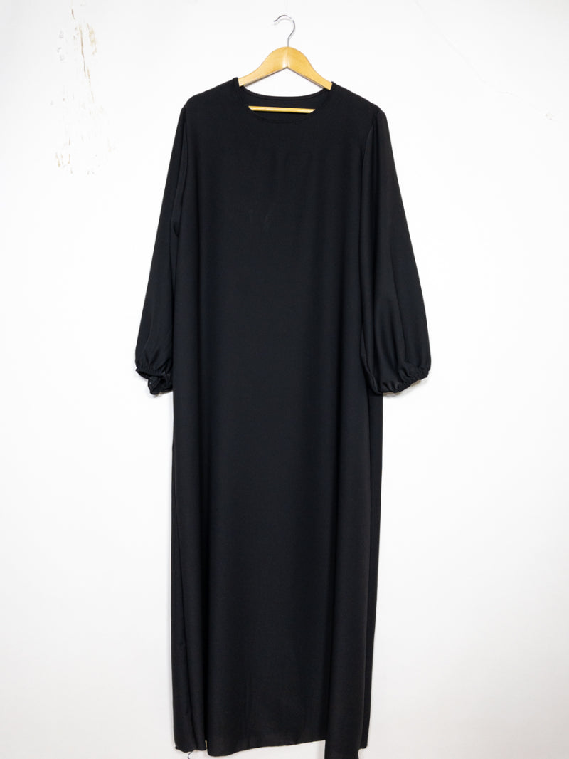 Abaya mit Puffärmel - Medina-Seide