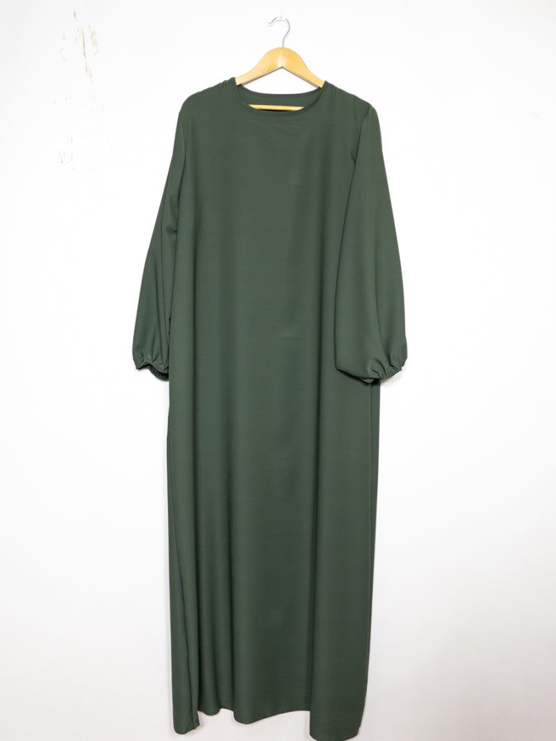 Abaya mit Puffärmel - Medina-Seide