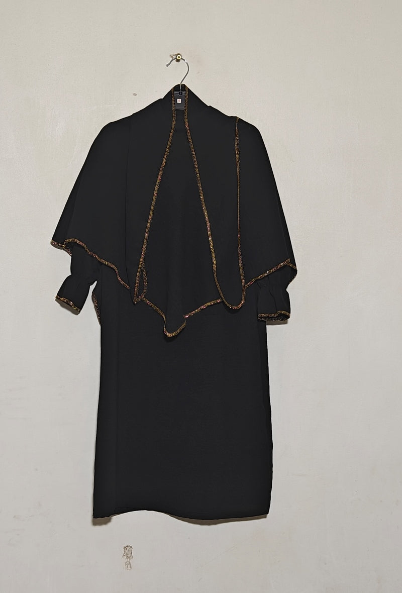 Abaya-Kleid mit Khimar für Kinder - 2teilig