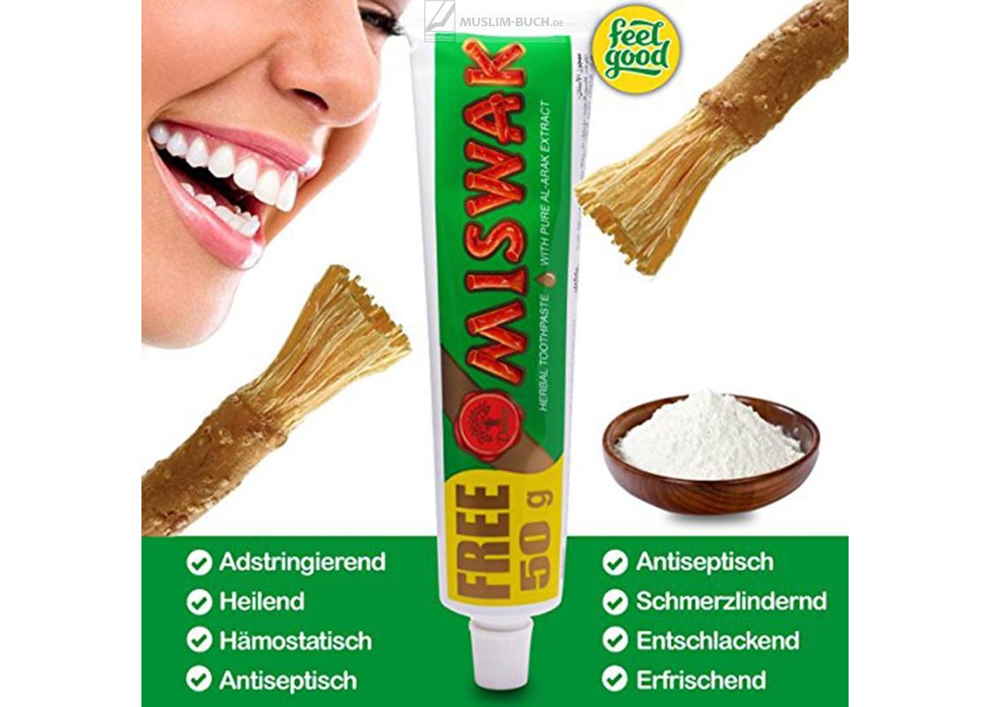 Miswak (Zahnpasta) 120g+50g