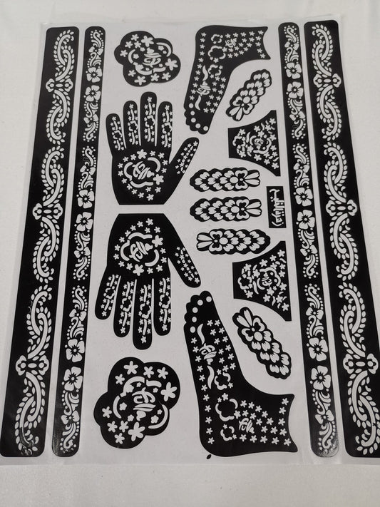 Henna Schablone