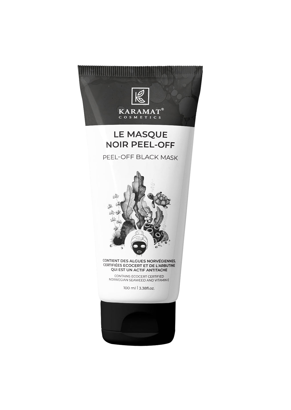 AKTIVKOHLE REINIGENDE PEEL-OFF SCHWARZE MASKE 100ML